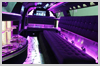 Interior photos of Perth Wedding Cars, the White Chrysler Limo by Showtime Limousines Perth
